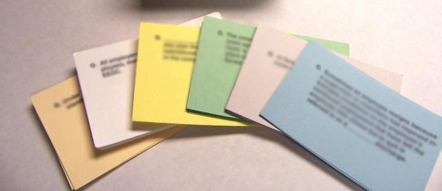 Use GRE Flashcards: Stop Mugging Up!